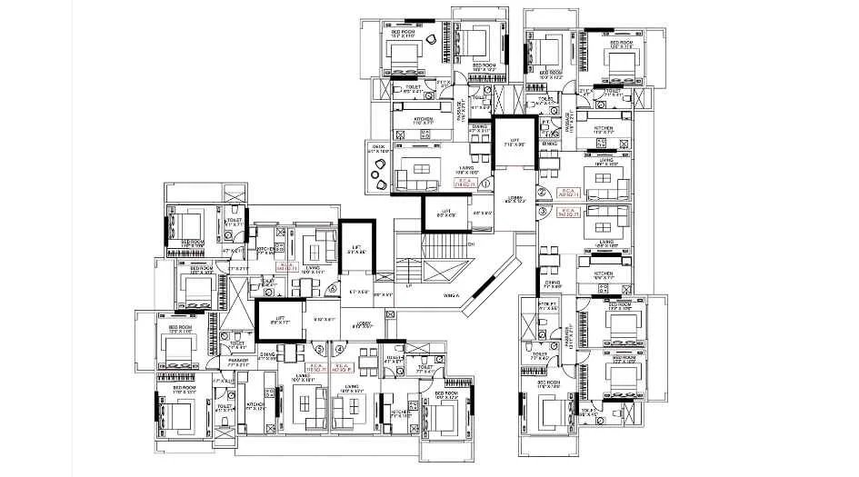 Codename Luxury Living Veena Punit Nagar Borivali West Floor Plan